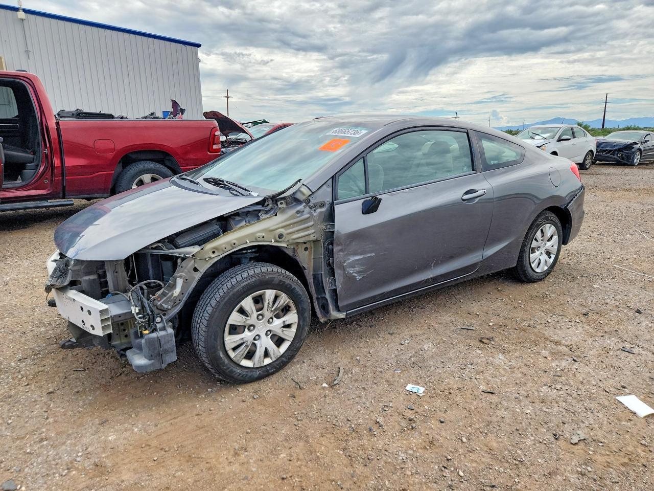 2012 HONDA CIVIC LX | 2HGFG3B59CH562321 | UPCARS