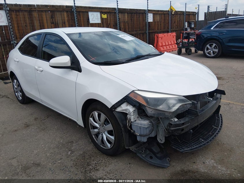 2015 TOYOTA COROLLA LE | 5YFBURHE6FP266333 | UPCARS