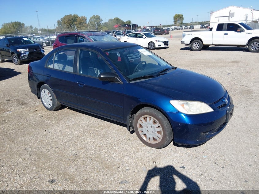 2005 HONDA CIVIC LX | JHMES16585S004090 | UPCARS