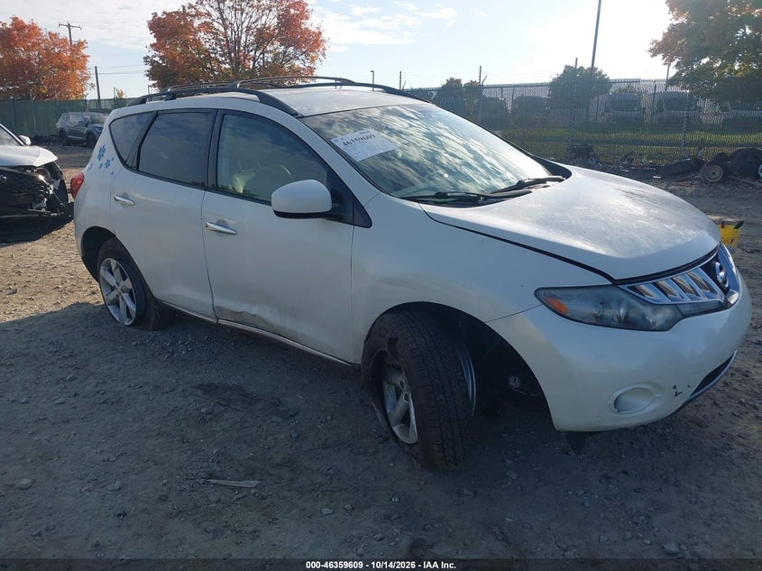 2010 NISSAN MURANO SL | JN8AZ1MW3AW112910 | UPCARS