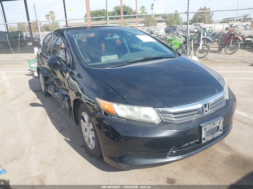 2012 HONDA CIVIC SDN LX | 19XFB2F55CE356409 | UPCARS
