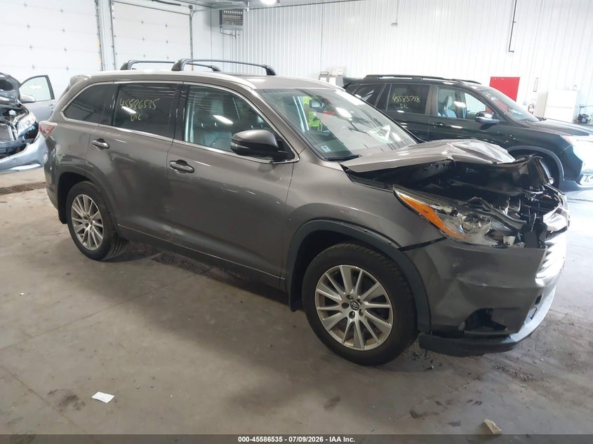 2016 TOYOTA HIGHLANDER XLE | 5TDJKRFH0GS326193 | UPCARS
