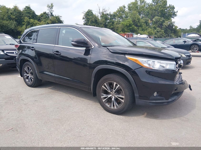 2016 TOYOTA HIGHLANDER XLE V6 | 5TDJKRFH5GS300589 | UPCARS
