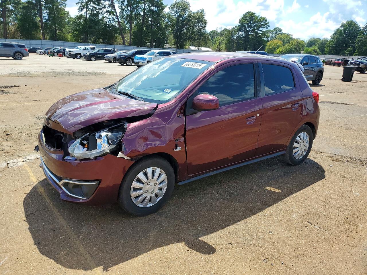2019 MITSUBISHI MIRAG ES | ML32A3HJ2KH009424 | UPCARS