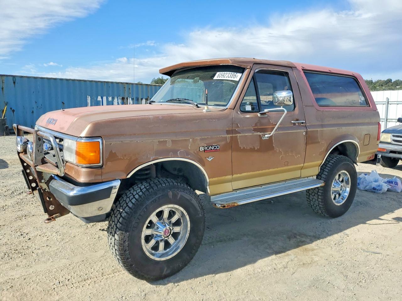 1989 FORD BRONCO U100 | 1FMEU15N4KLA82395 | UPCARS