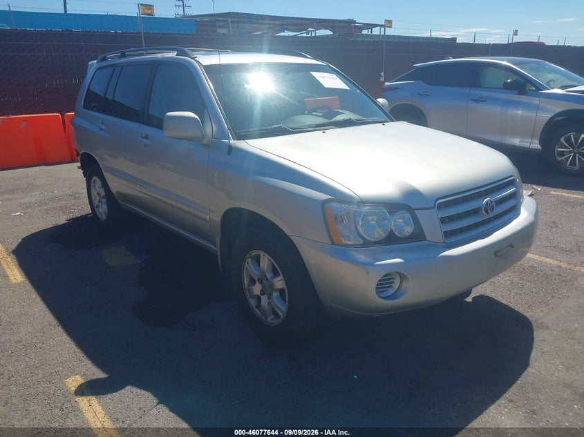 2002 TOYOTA HIGHLANDER V6 | JTEGF21A620030358 | UPCARS