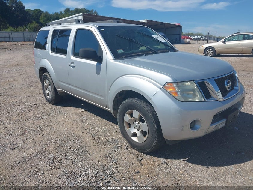 2011 NISSAN PATHFINDER S | 5N1AR1NB0BC625215 | UPCARS