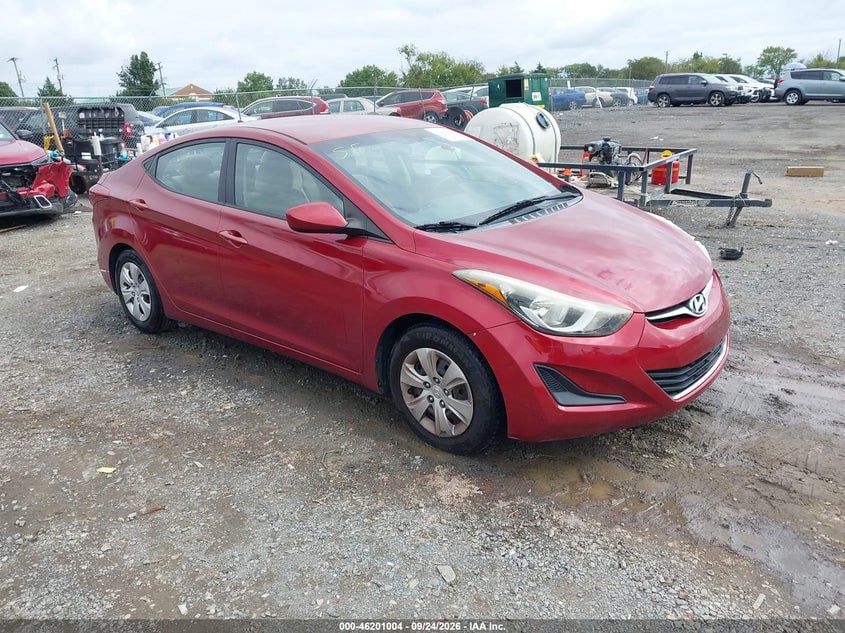 2016 HYUNDAI ELANTRA SE | 5NPDH4AE8GH774490 | UPCARS