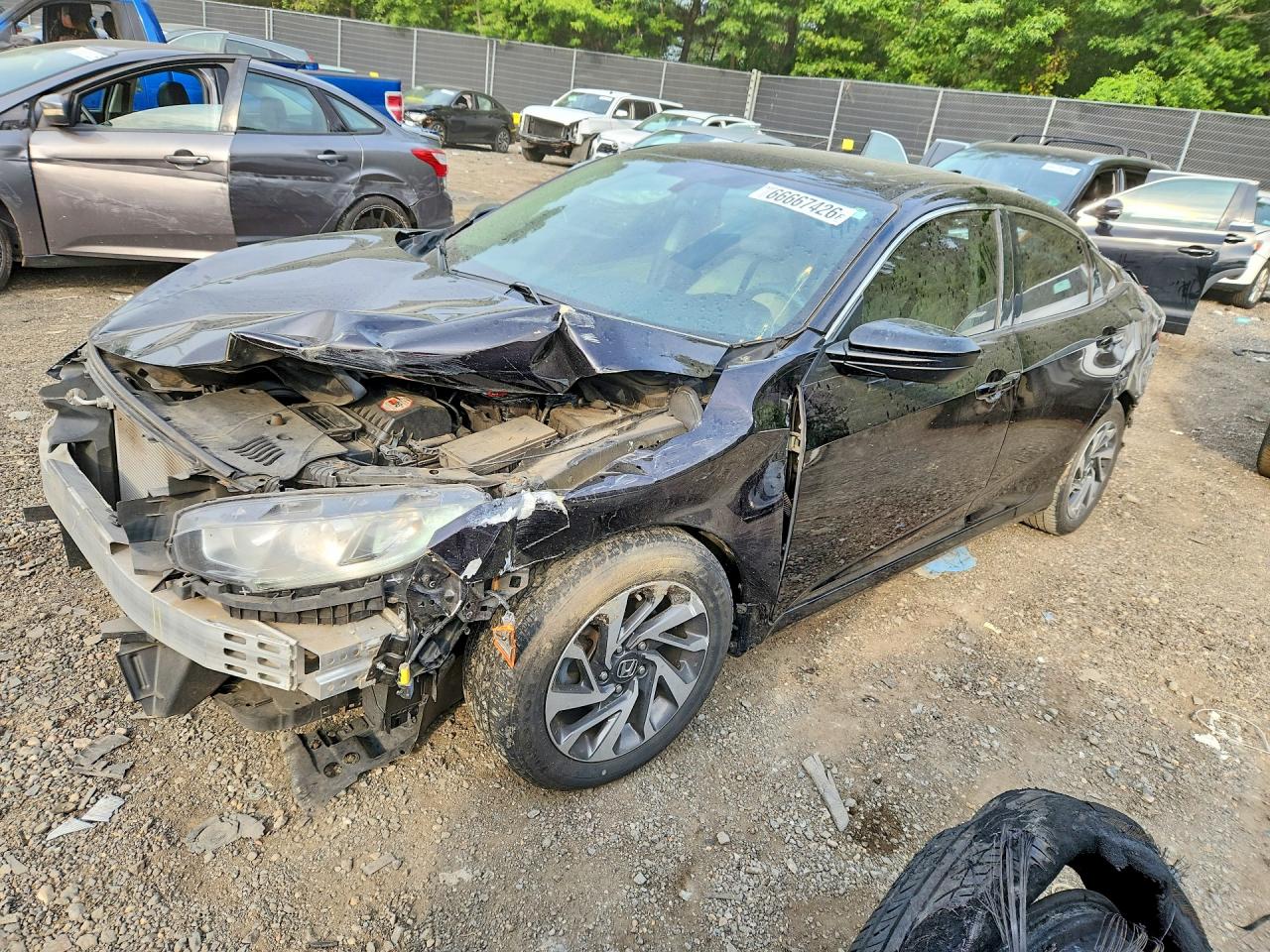 2017 HONDA CIVIC EX | 2HGFC2F74HH530658 | UPCARS