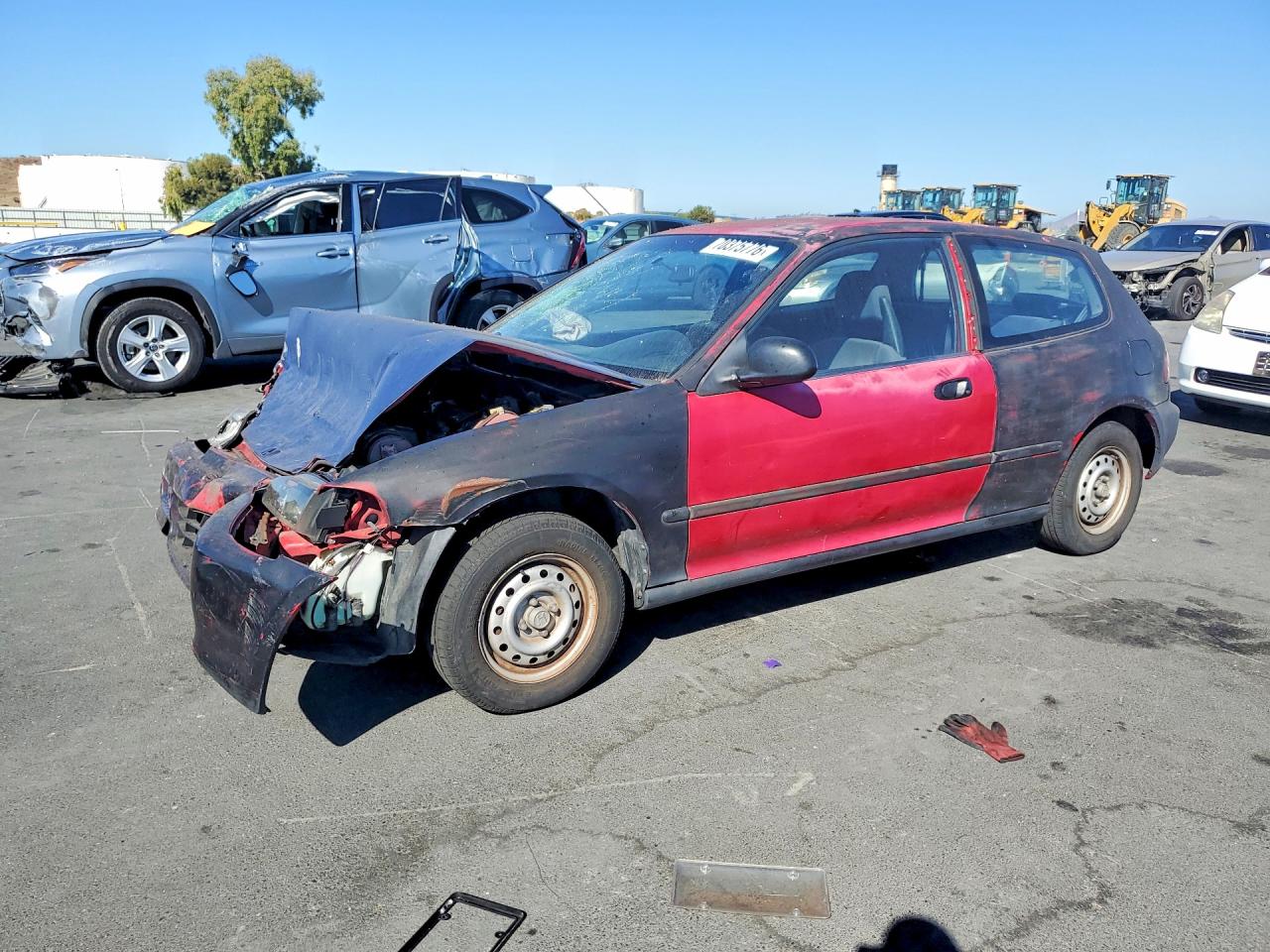 1995 HONDA CIVIC DX | 2HGEH2365SH521693 | UPCARS