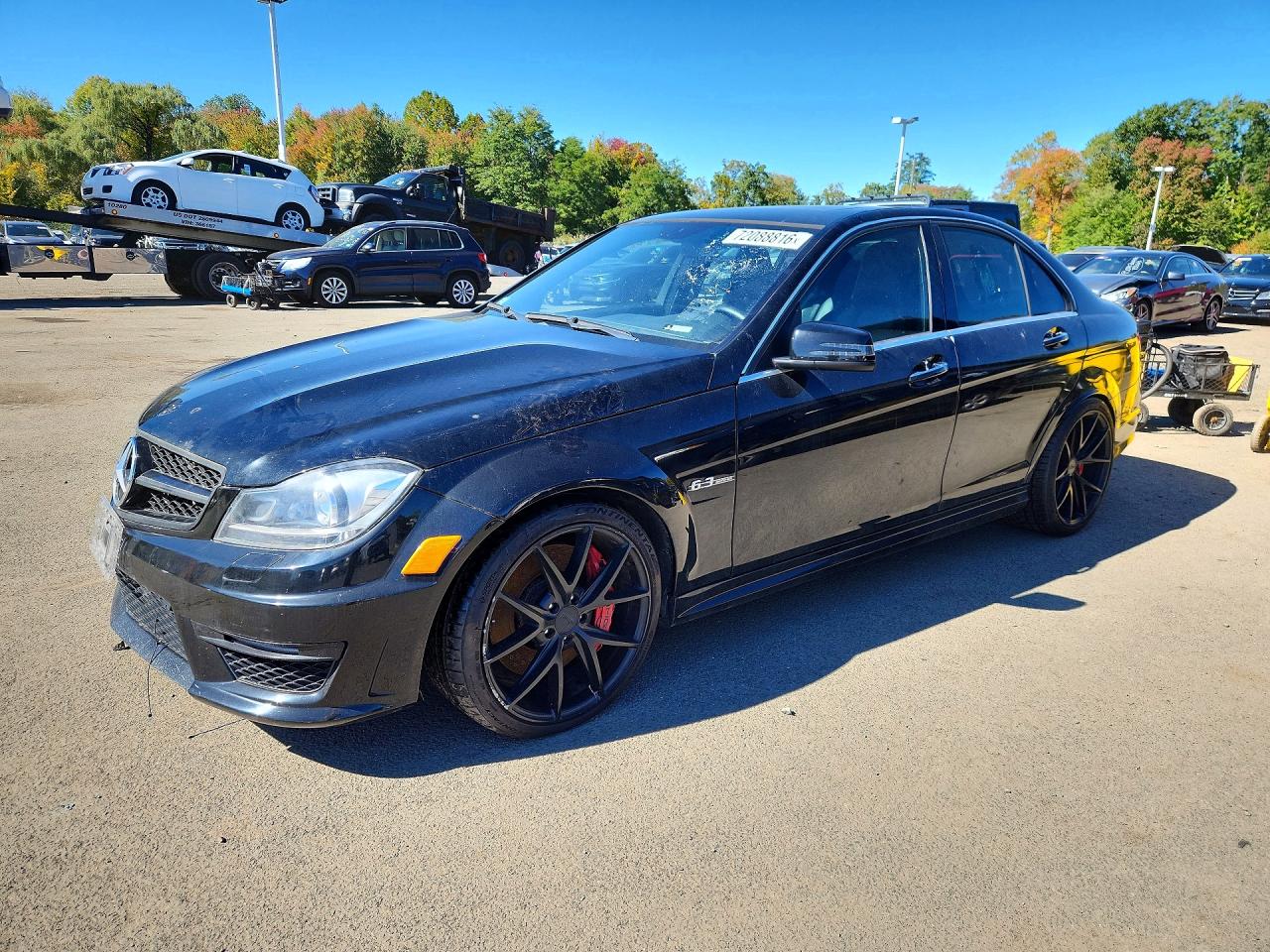 2013 MERCEDES-BENZ C-CLASS 63 AMG | WDDGF7HB6DA744302 | UPCARS