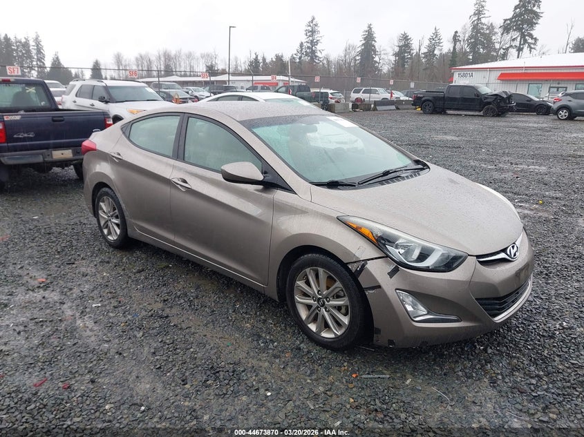 2014 HYUNDAI ELANTRA SE | 5NPDH4AE5EH479442 | UPCARS