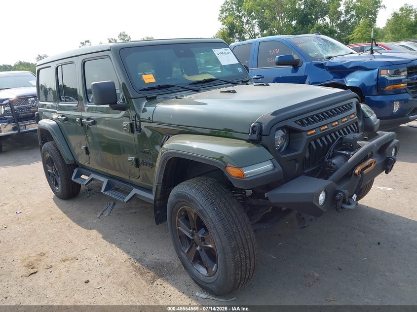 2021 JEEP WRANGLER UNLIMITED SAHARA | 1C4HJXEGXMW622459 | UPCARS