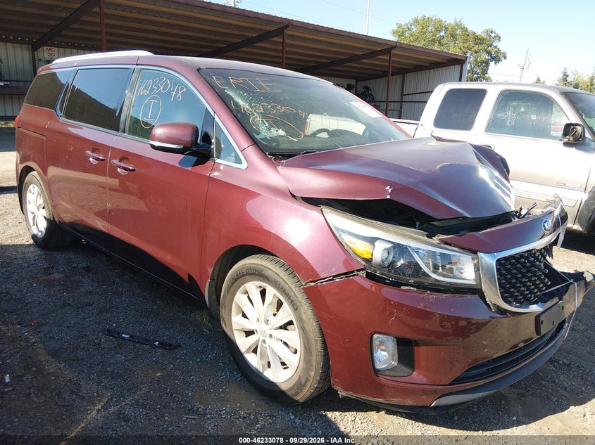 2016 KIA SEDONA EX | KNDMC5C17G6143898 | UPCARS