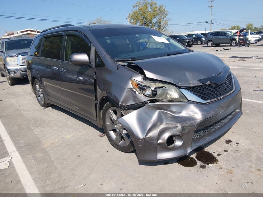 2014 TOYOTA SIENNA SE 8 PASSENGER | 5TDXK3DC7ES472506 | UPCARS
