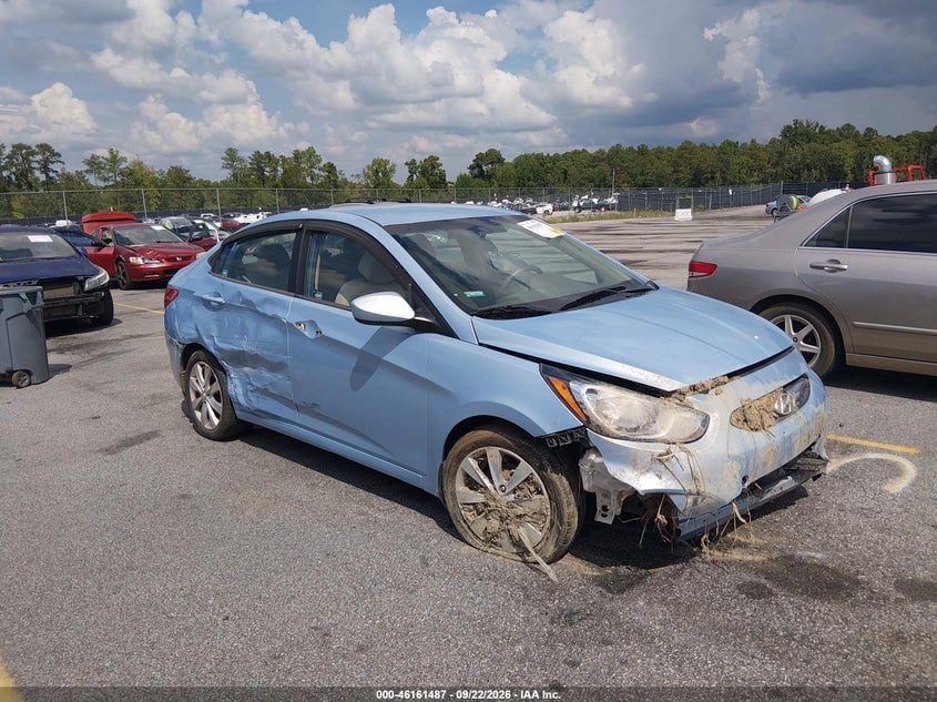 2013 HYUNDAI ACCENT GLS | KMHCU4AEXDU434861 | UPCARS