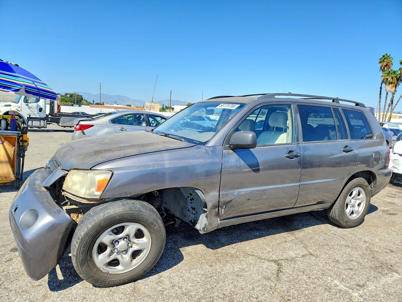 2007 TOYOTA HIGHLANDER BASE | JTEGD21A570160466 | UPCARS