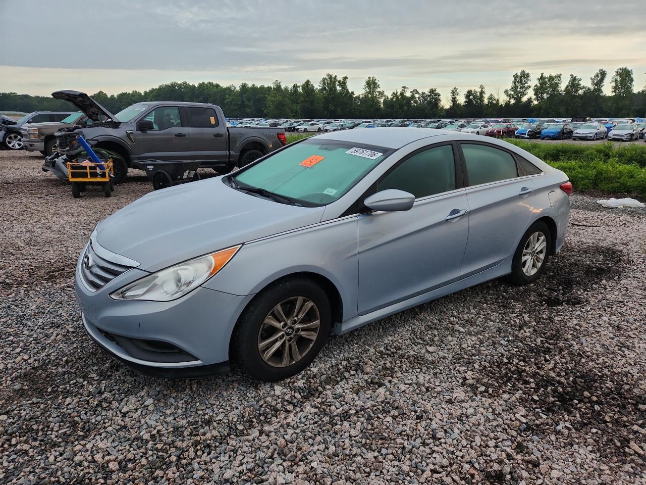 2014 HYUNDAI SONATA GLS | 5NPEB4AC1EH856238 | UPCARS