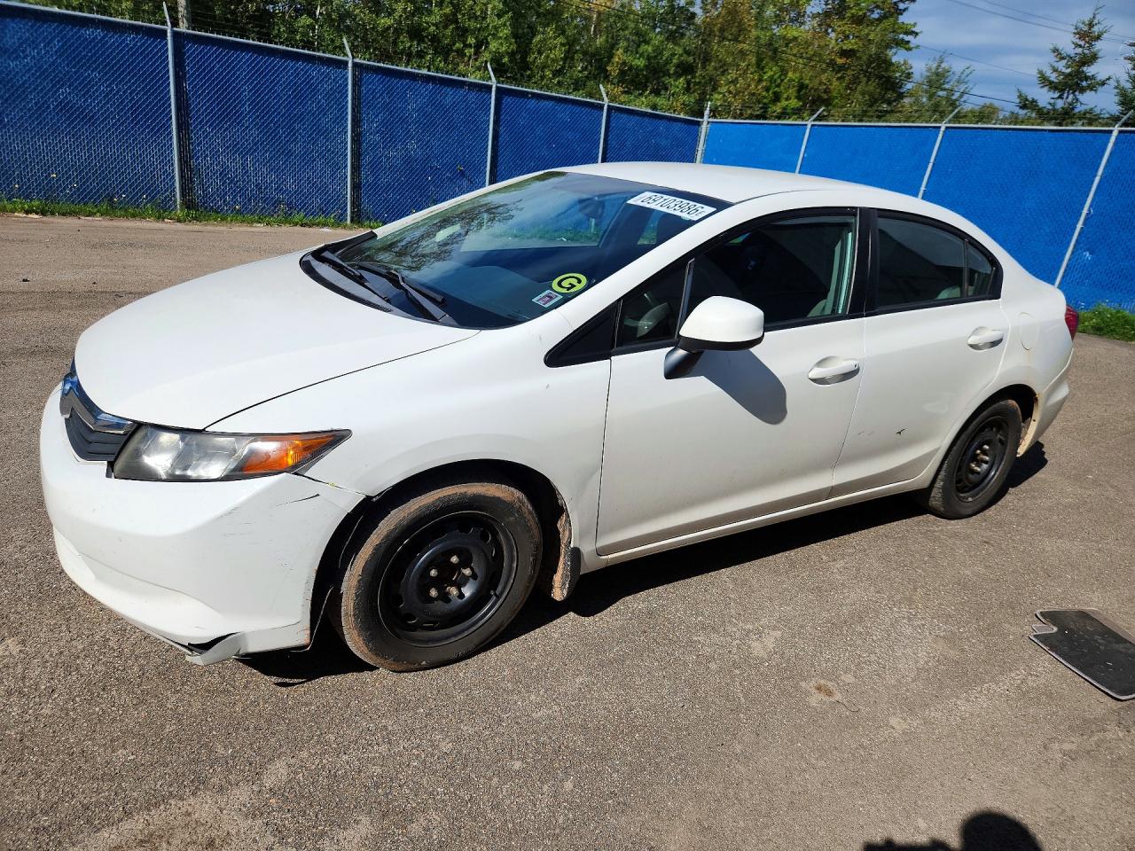 2012 HONDA CIVIC LX | 2HGFB2F45CH059508 | UPCARS