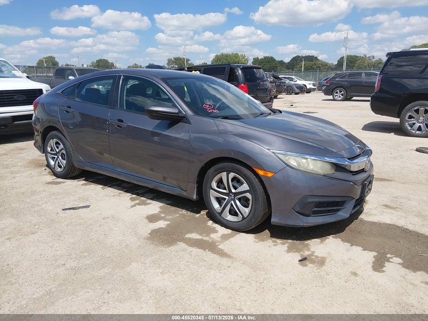 2016 HONDA CIVIC LX | 19XFC2F51GE205229 | UPCARS