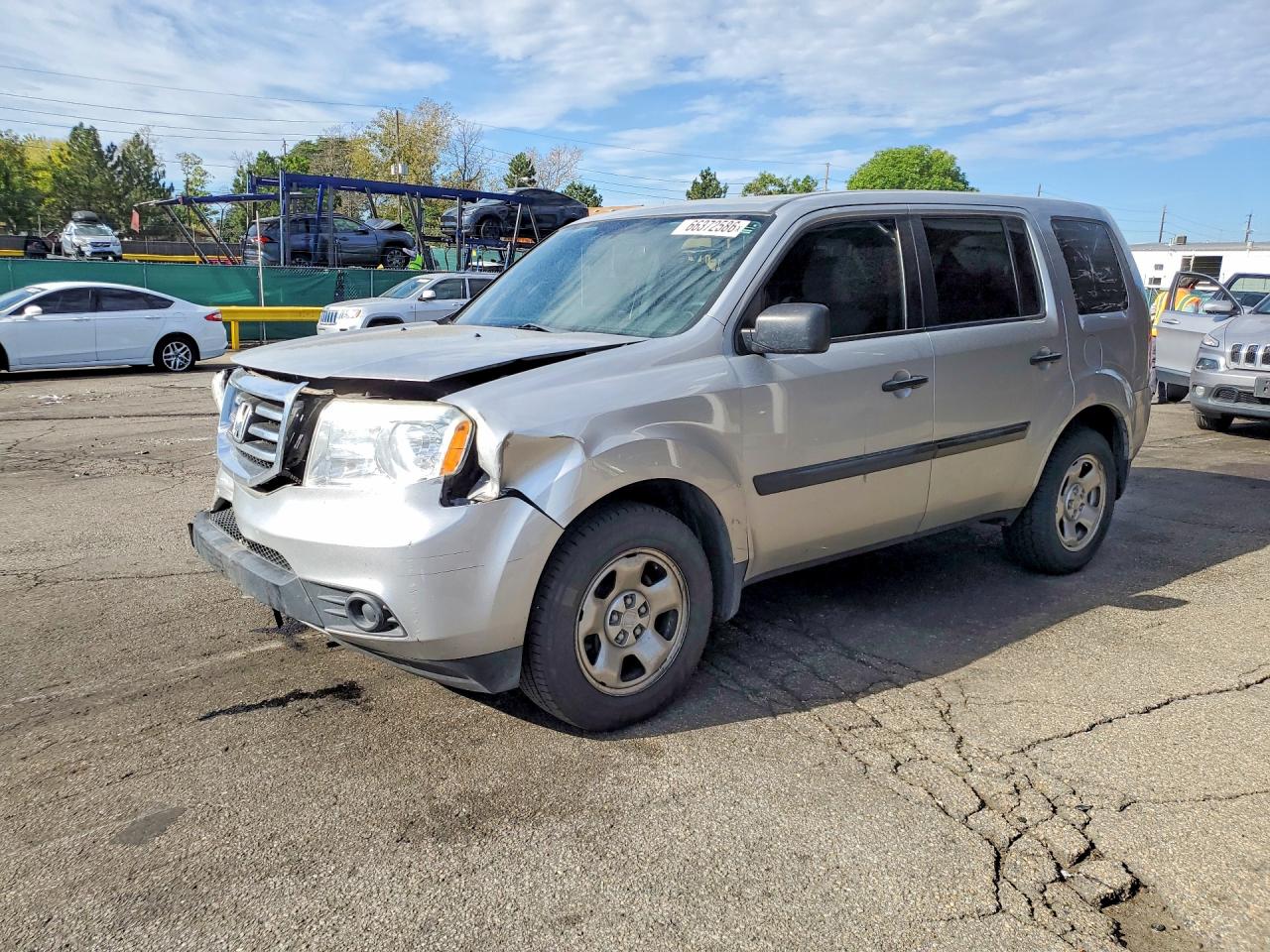 2013 HONDA PILOT LX | 5FNYF4H23DB008132 | UPCARS