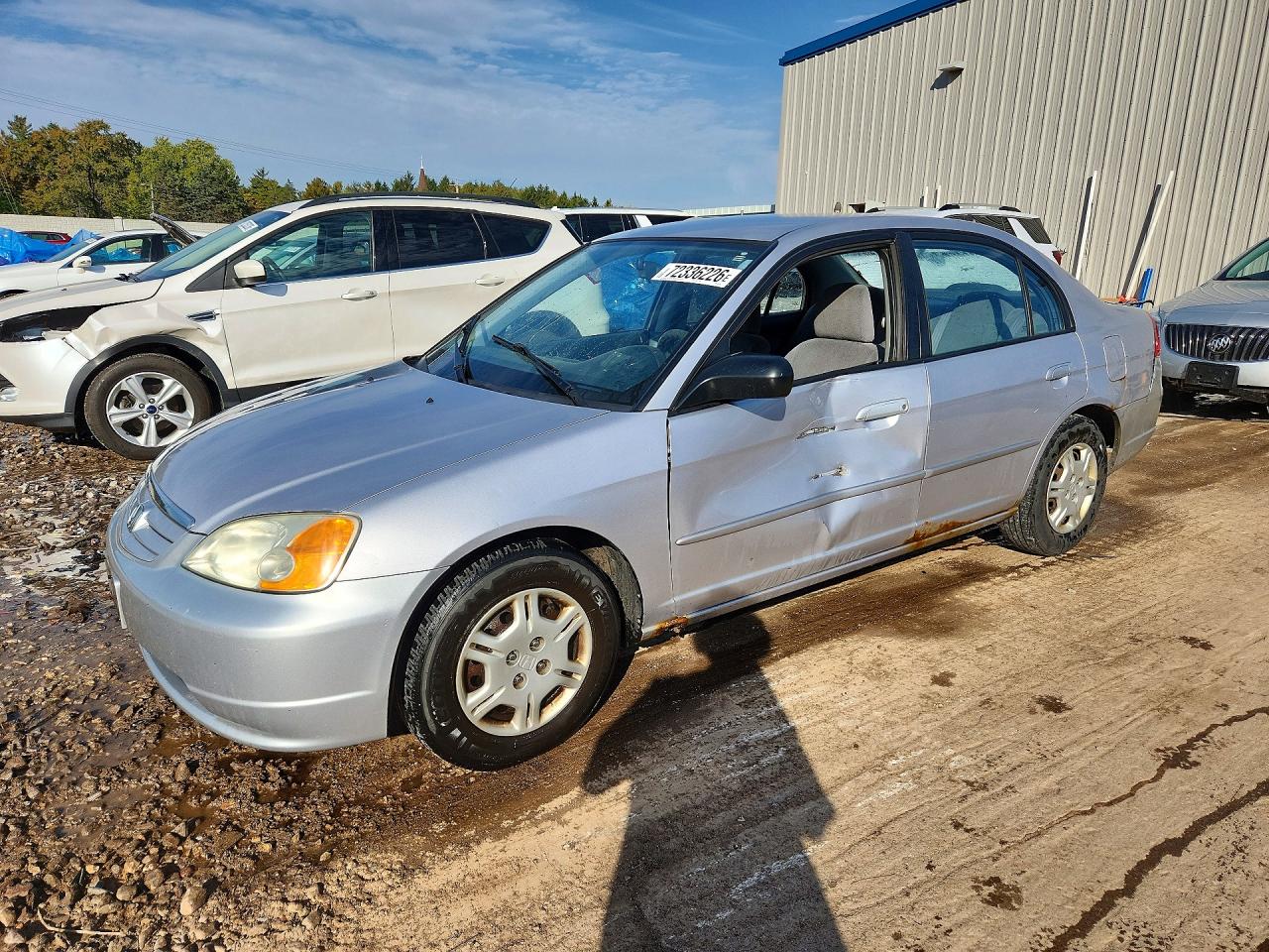2002 HONDA CIVIC LX | 1HGES16522L019788 | UPCARS