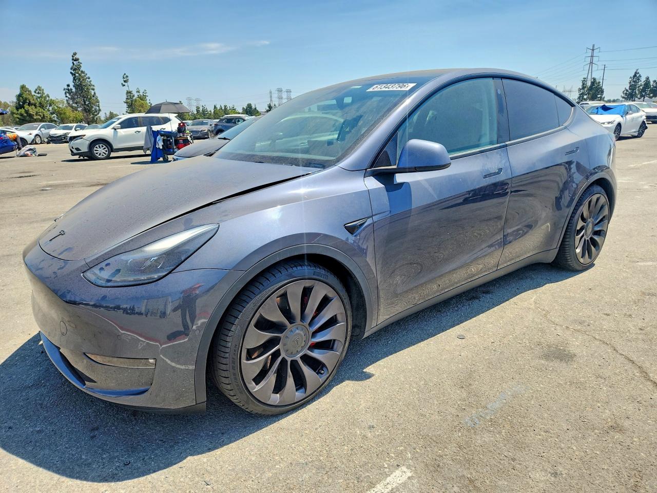 2021 TESLA MODEL Y | 5YJYGDEF7MF124616 | UPCARS