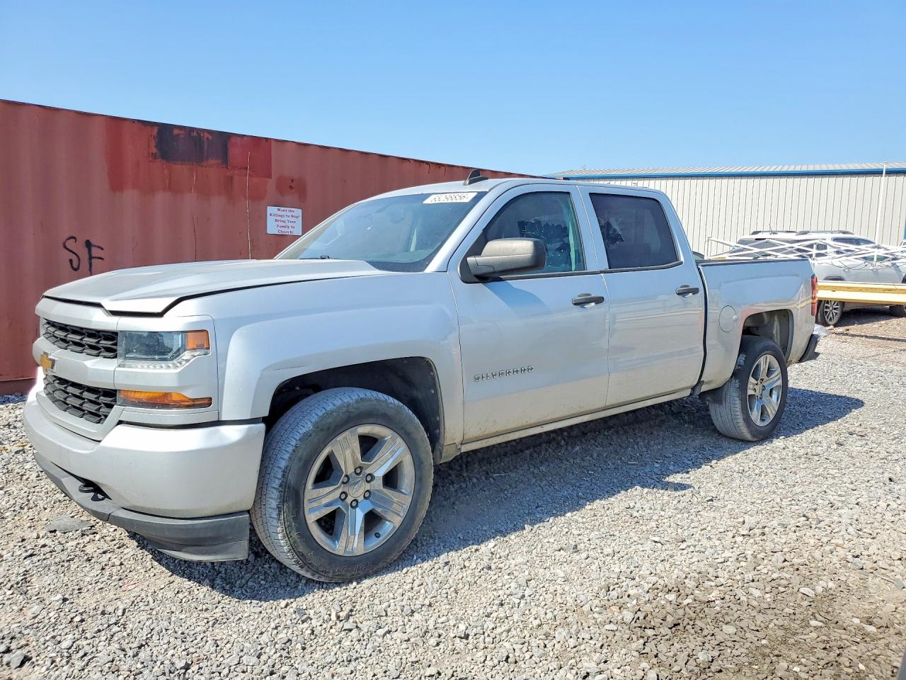 2018 CHEVROLET SILVERADO C1500 CUSTOM | 3GCPCPEC2JG115973 | UPCARS
