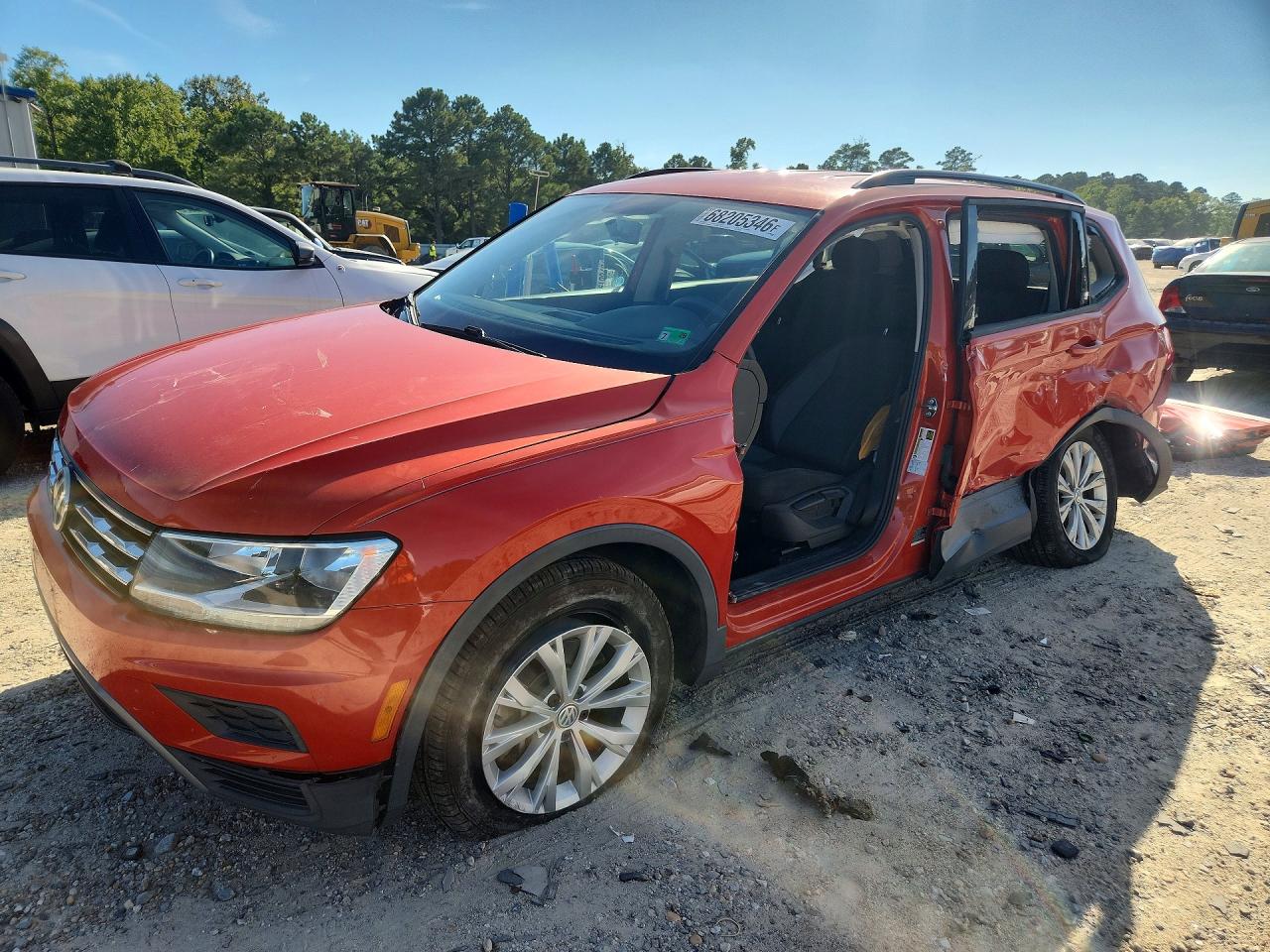 2019 VOLKSWAGEN TIGUAN S | 3VV0B7AX8KM093561 | UPCARS