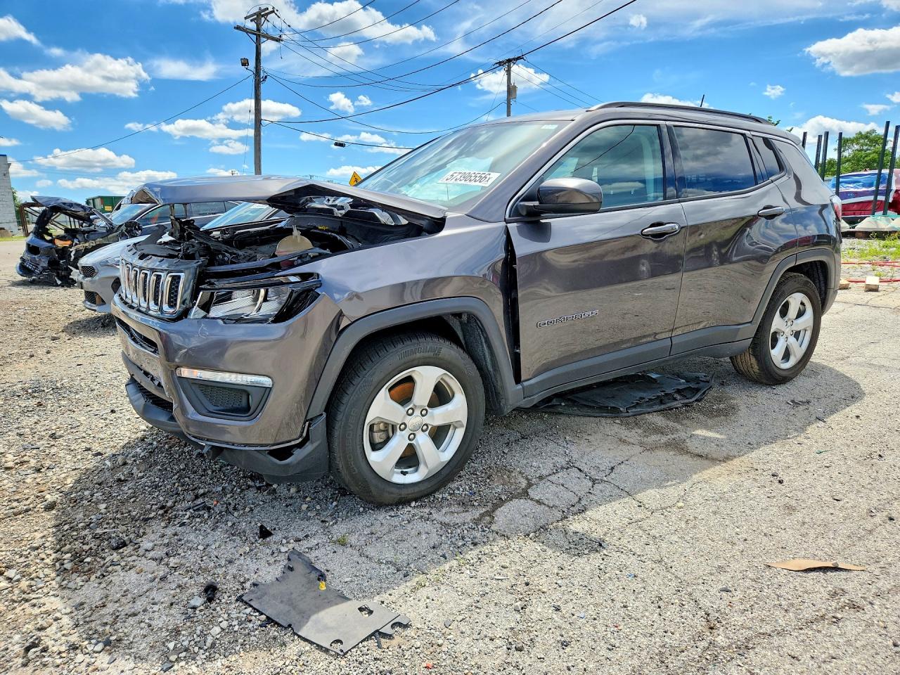 2019 JEEP COMPASS LATITUDE | 3C4NJCBB9KT616109 | UPCARS