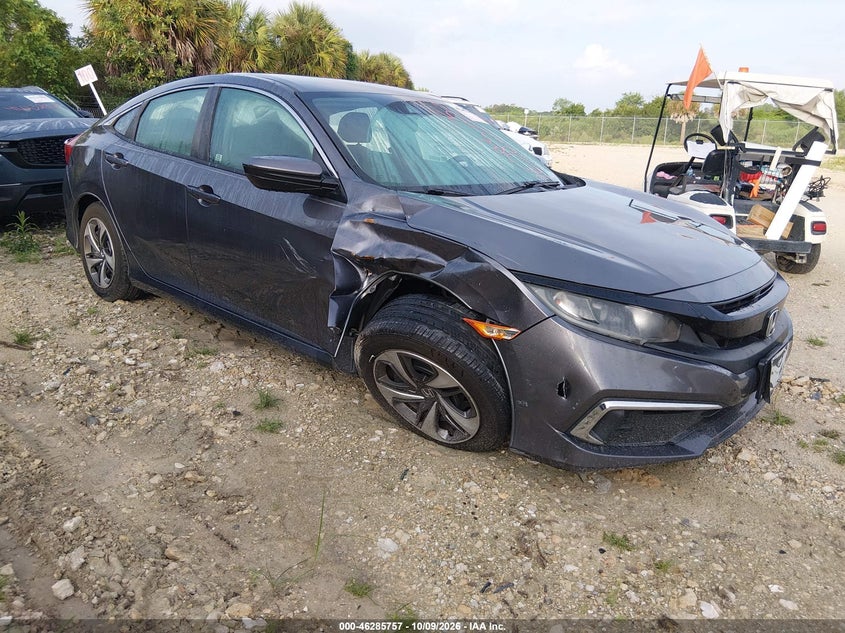 2019 HONDA CIVIC LX | 19XFC2F66KE007425 | UPCARS
