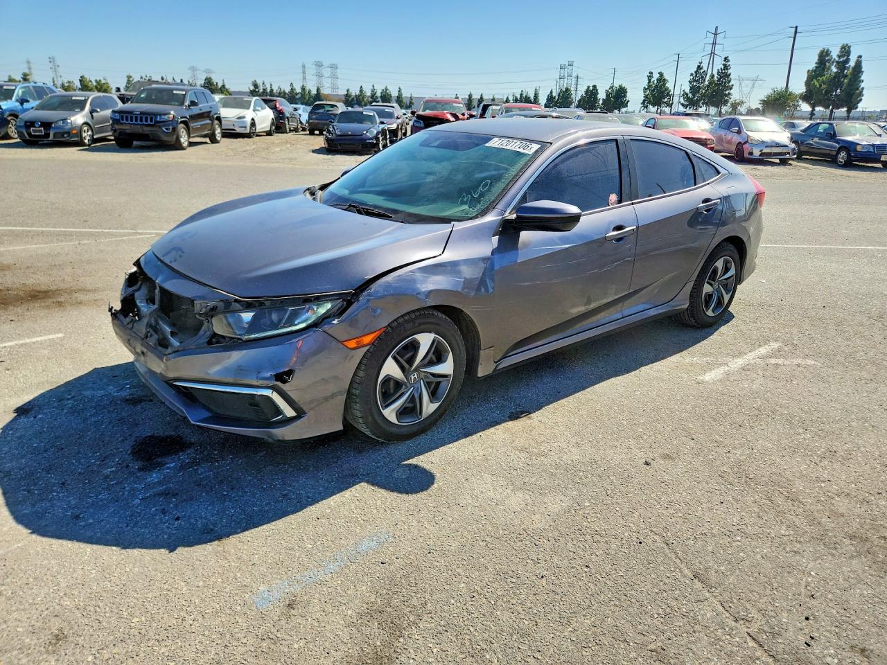 2021 HONDA CIVIC LX | 2HGFC2F69MH523948 | UPCARS