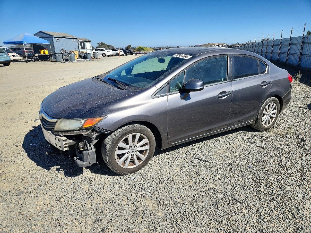 2012 HONDA CIVIC EX | 2HGFB2F80CH606137 | UPCARS