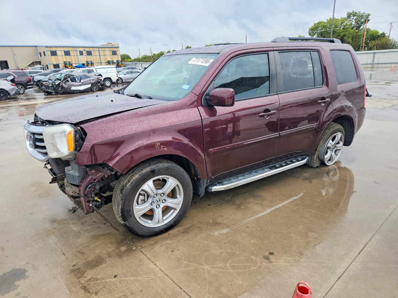 2014 HONDA PILOT EXL | 5FNYF3H50EB021944 | UPCARS