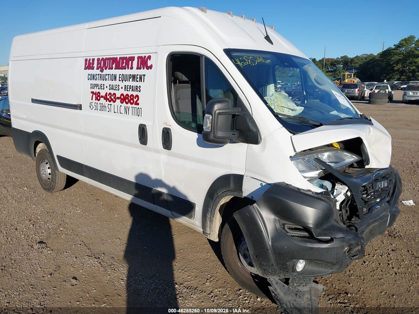 2023 RAM PROMASTER 3500 CARGO VAN HIGH ROOF 159 WB EXT | 3C6MRVJG8PE507382 | UPCARS