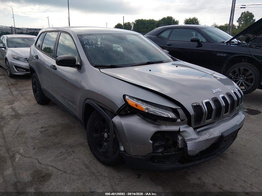 2016 JEEP CHEROKEE SPORT | 1C4PJLAB3GW264723 | UPCARS