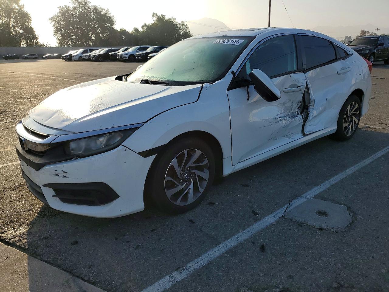 2016 HONDA CIVIC EX | 2HGFC2F70GH570976 | UPCARS