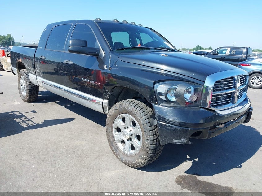 2006 DODGE RAM 3500 LARAMIE | 3D3LX39C86G270872 | UPCARS