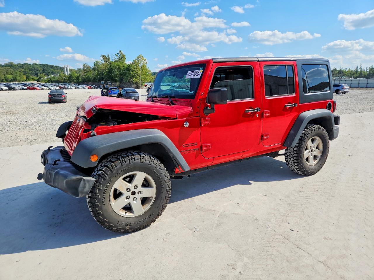 2018 JEEP WRANGLER SPORT | 1C4BJWDG6JL807400 | UPCARS