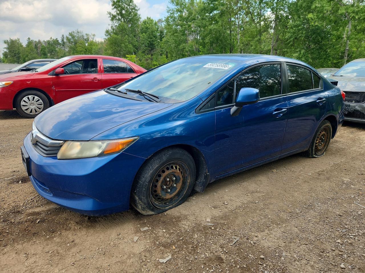 2012 HONDA CIVIC LX | 2HGFB2F47CH018247 | UPCARS