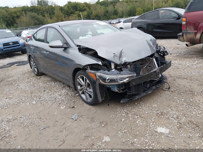 2017 HYUNDAI ELANTRA LIMITED | KMHD84LF3HU281082 | UPCARS