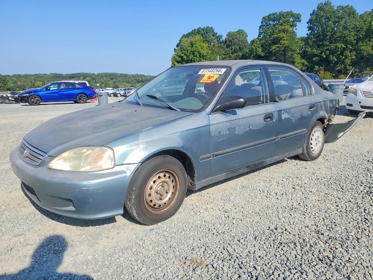 2000 HONDA CIVIC LX | 2HGEJ6571YH584204 | UPCARS