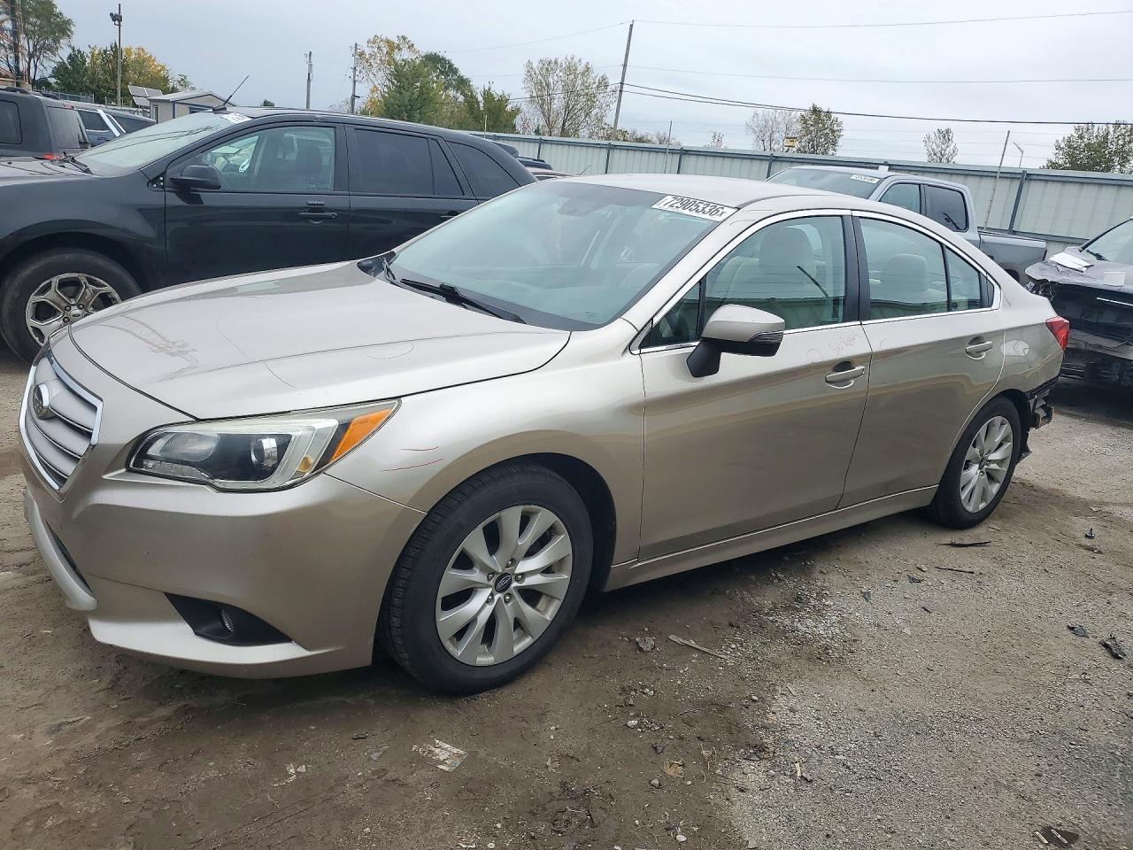 2015 SUBARU LEGACY 2.5I PREMIUM | 4S3BNBF6XF3044144 | UPCARS