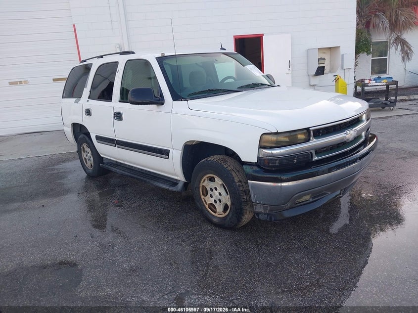 2005 CHEVROLET TAHOE LS | 1GNEC13V25R195054 | UPCARS