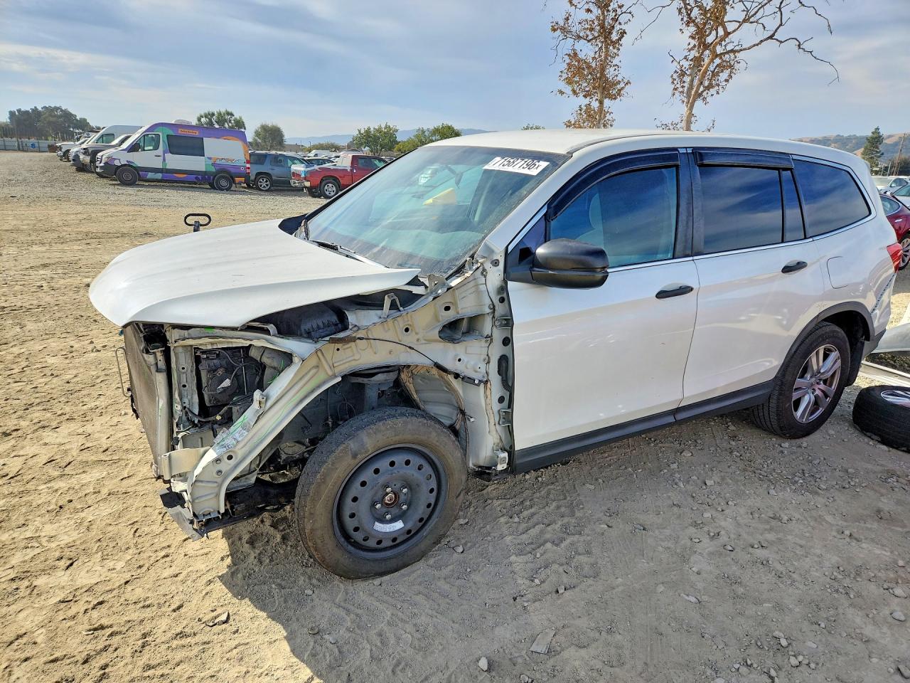 2016 HONDA PILOT LX | 5FNYF5H12GB031015 | UPCARS