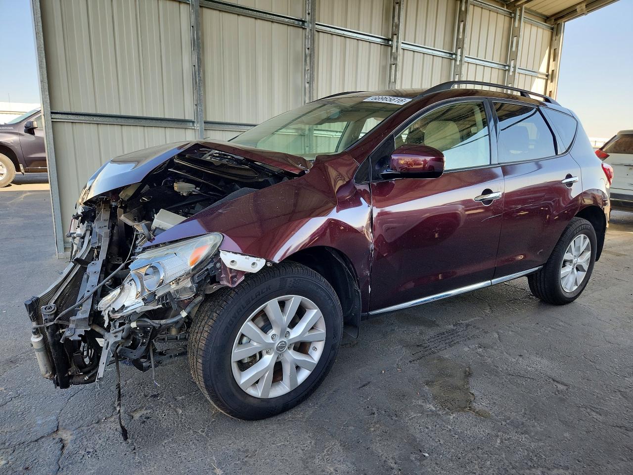 2014 NISSAN MURANO SV | JN8AZ1MU0EW406575 | UPCARS