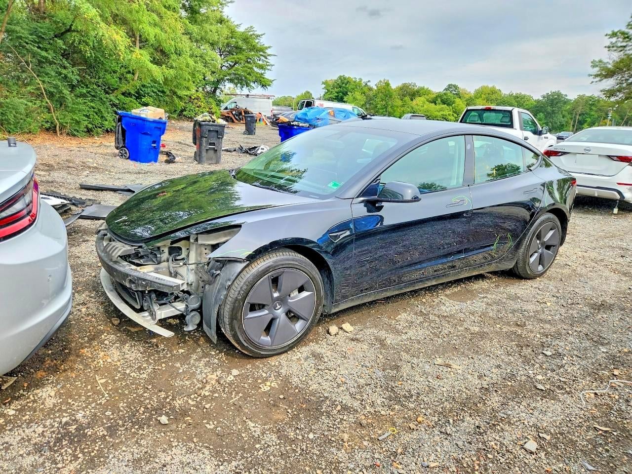 2022 TESLA MODEL 3 | 5YJ3E1EA9NF370197 | UPCARS