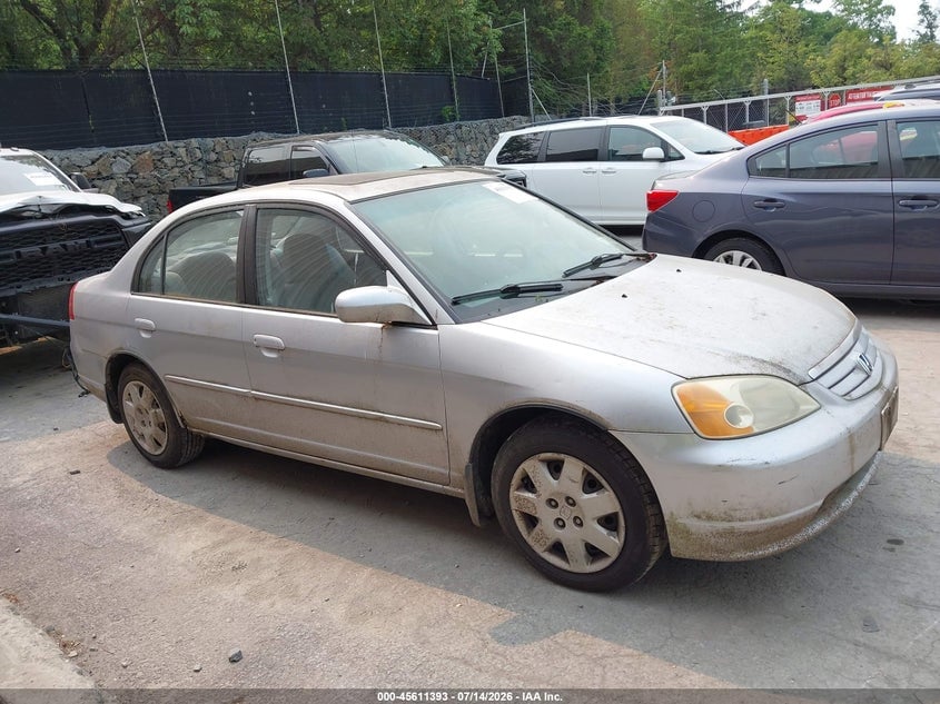 2002 HONDA CIVIC EX | 2HGES26832H569157 | UPCARS