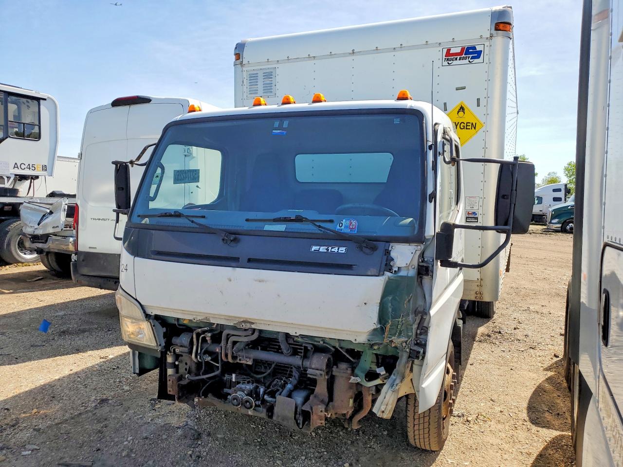 2010 MIFU FE MITSUBISHI FUSO 84D BOX TRUCK | JL6BBE1S0AK009200 | UPCARS
