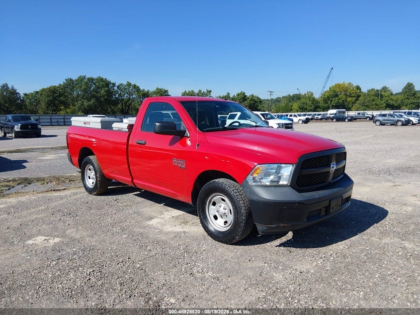 2019 RAM 1500 CLASSIC TRADESMAN  4X2 8' BOX | 3C6JR6DG4KG502827 | UPCARS